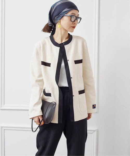 VERMEIL par iena　mapel バイカラージャケット VERMEIL par iena（ヴェルメイユパーイエナ）の「《予約》mapel バイ