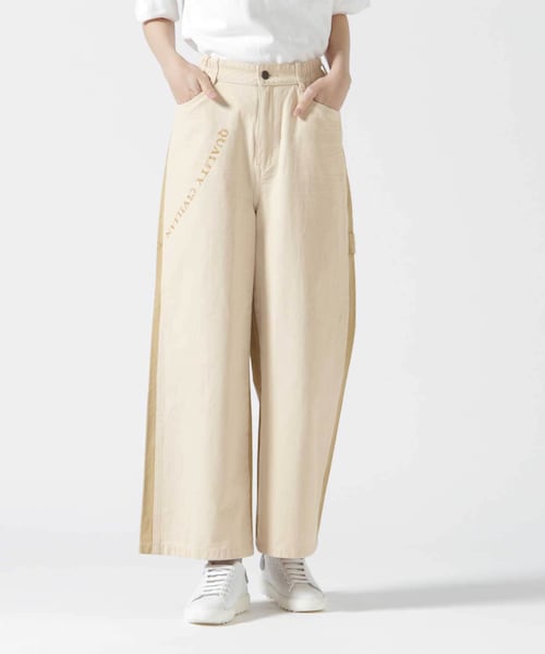 AVIREX(アヴィレックス)の「PAINTER DENIM WIDE PANTS/ ペインターデニムワイドパンツ(パンツ・ブラック/アイボリー/ウォッシュユーズド・S/M)」の9枚目の写真