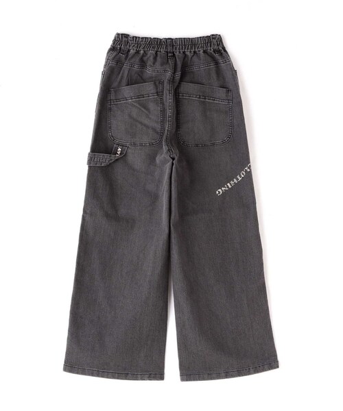 AVIREX(アヴィレックス)の「PAINTER DENIM WIDE PANTS/ ペインターデニムワイドパンツ(パンツ・ブラック/アイボリー/ウォッシュユーズド・S/M)」の5枚目の写真