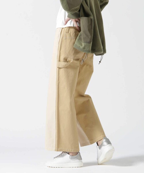 AVIREX(アヴィレックス)の「PAINTER DENIM WIDE PANTS/ ペインターデニムワイドパンツ(パンツ・ブラック/アイボリー/ウォッシュユーズド・S/M)」の8枚目の写真