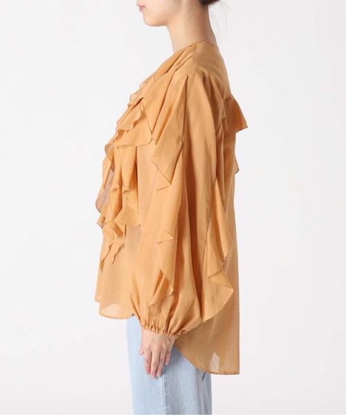 IENA（イエナ）の「《予約》IENA LA BOUCLE cotton フリルシャツ（その他・ホワイト/フリー）」の17枚目の写真