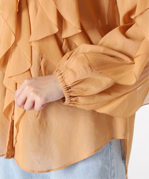 IENA（イエナ）の「《予約》IENA LA BOUCLE cotton フリルシャツ（その他・ホワイト/フリー）」の22枚目の写真