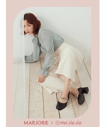 Marjorie | 微光透影，特色口袋設計修身寬褲