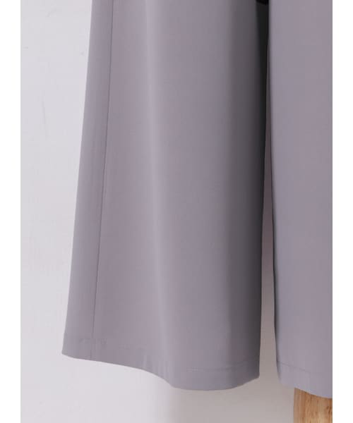 Marjorie（マージョリー）の「微光透影，特色口袋設計修身寬褲（パンツ・レディース・米白/淺紫・XS/S/M/L）」の10枚目の写真