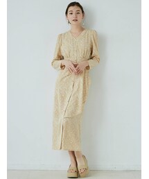 LAGUNAMOON | ラッフルペインティングワンピース(ワンピース)