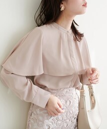 natural couture | ひらっとケープブラウス(シャツ/ブラウス)