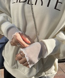 DISCOAT | ラメチュールアームカバー(手袋)