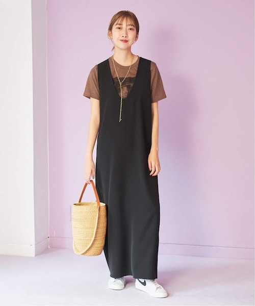 plage（プラージュ）の「《予約》【R’IAM】I ラインワンピース（その他・ブラック/36/38）」の5枚目の写真