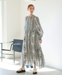JOURNAL STANDARD（ジャーナルスタンダード）の「《予約》オリエンタルプリントロングワンピース（ワンピース/ドレス）」