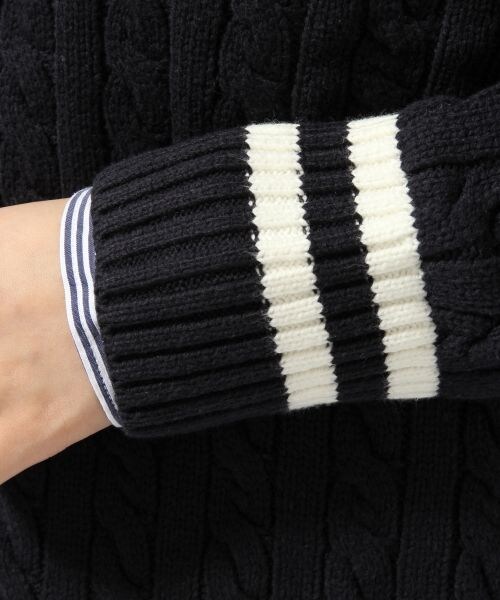 LOWRYS FARM(ローリーズファーム)の「【新作商品】5ゲージチルデンプルオーバーロングスリーブ(トップス・レディース・オフ/グレー/ネイビー・M/L)」の9枚目の写真