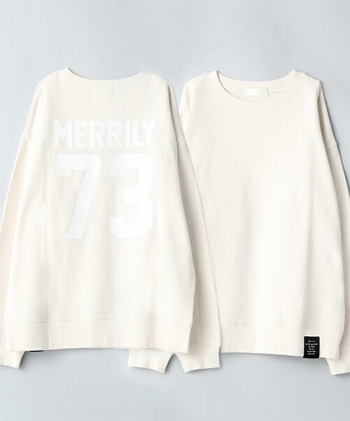 JEANASIS(ジーナシス)の「BACKナンバーウラケプルオーバー(トップス・レディース・アイボリー/グレー/ネイビー・FREE)」の1枚目の写真