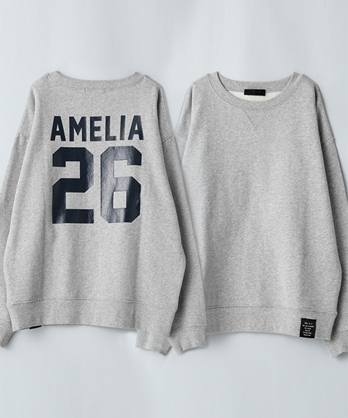 JEANASIS(ジーナシス)の「BACKナンバーウラケプルオーバー(トップス・レディース・アイボリー/グレー/ネイビー・FREE)」の2枚目の写真