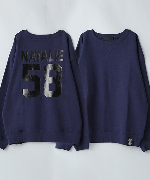 JEANASIS(ジーナシス)の「BACKナンバーウラケプルオーバー(トップス・レディース・アイボリー/グレー/ネイビー・FREE)」の3枚目の写真