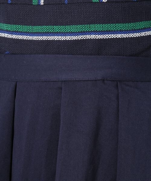 BLISS POINT Womens（ブリスポイント ウイメンズ）の「カラータックミディスカート（スカート・レディース・ホワイト/ブラウン/イエロー/ネイビー・Ｍ/Ｌ）」の8枚目の写真