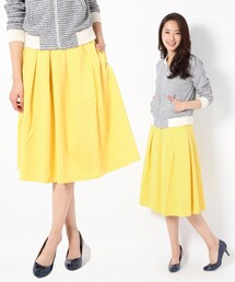 BLISS POINT Womens | カラータックミディスカート(スカート)