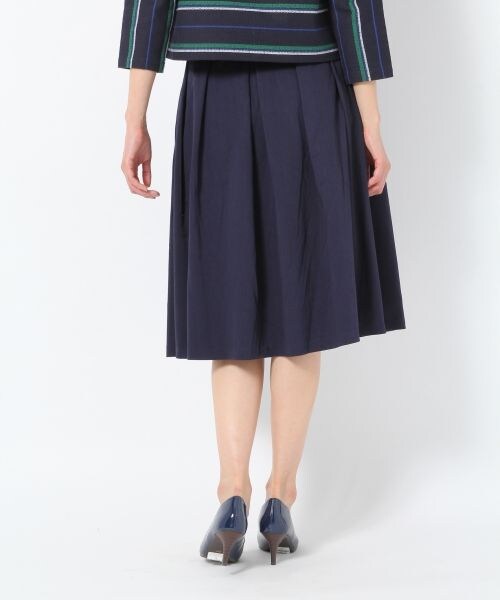 BLISS POINT Womens（ブリスポイント ウイメンズ）の「カラータックミディスカート（スカート・レディース・ホワイト/ブラウン/イエロー/ネイビー・Ｍ/Ｌ）」の7枚目の写真