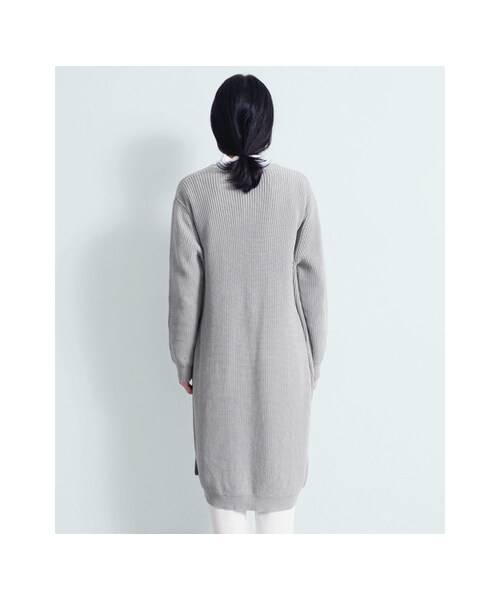 KBF（ケイビーエフ）の「KBF+　ロングカーディガン（トップス・レディース・OFF/GRY/PNK/NVY・one）」の21枚目の写真