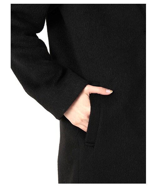 E hyphen world gallery（イーハイフンワールドギャラリー）の「・チェスターコート（コート　・レディース・チャコールグレー/ブラック/ネイビー・F）」の8枚目の写真