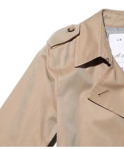 LE JUN（ルジュン）の「【先行予約】撥水ギャバロングトレンチコート【春の新作】（コート・レディース・ベージュ・S/M）」の5枚目の写真