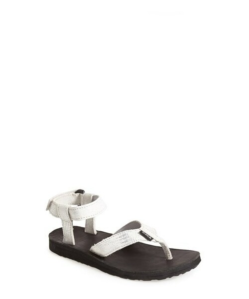 Teva（テバ）の「Teva 'Original' Leather Sandal (Women)（サンダル・レディース・Black/Silver・8 M/7 M/10 M/6 M/11 M/5 M/9 M）」の5枚目の写真