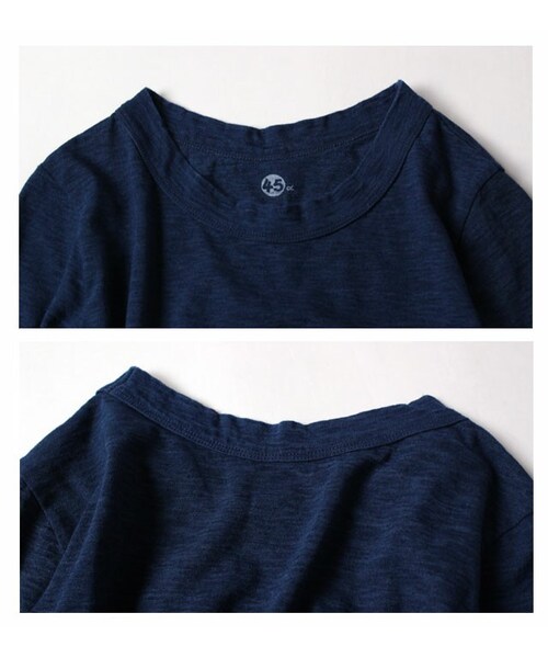 45R（フォーティファイブアール）の「インディゴ45☆長袖Tシャツ