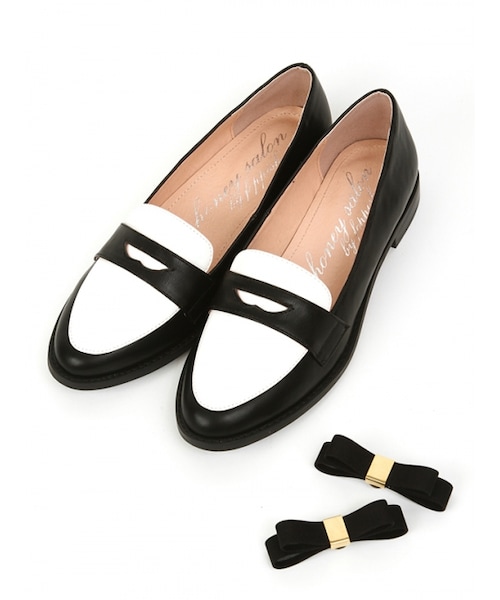 Honey Salon（ハニーサロン）の「ナローローファー（シューズ・レディース・ブラック/シルバー/ゴールド/ベージュ・23cm/23.5cm/24cm/24.5cm）」の9枚目の写真