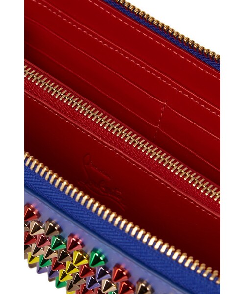 Christian Louboutin(クリスチャンルブタン)の「Christian Louboutin Panettone spiked leather wallet(財布・レディース・Blue)」の2枚目の写真