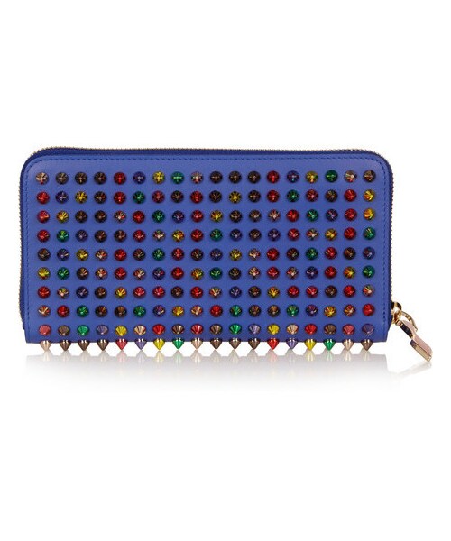 Christian Louboutin(クリスチャンルブタン)の「Christian Louboutin Panettone spiked leather wallet(財布・レディース・Blue)」の4枚目の写真