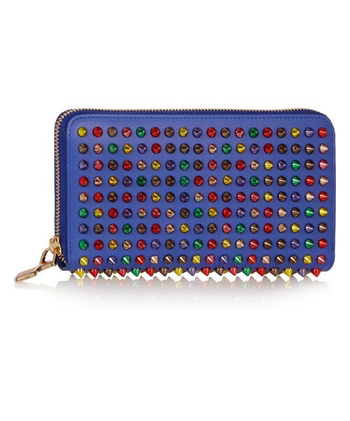 Christian Louboutin(クリスチャンルブタン)の「Christian Louboutin Panettone spiked leather wallet(財布・レディース・Blue)」の3枚目の写真