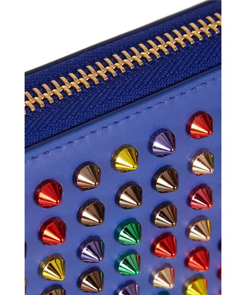 Christian Louboutin(クリスチャンルブタン)の「Christian Louboutin Panettone spiked leather wallet(財布・レディース・Blue)」の6枚目の写真