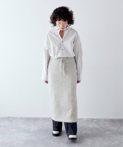 CALMER(カルメール)の「SILVER ラメスカート(スカート・シルバー/(093)/フリー/在庫あり)」の7枚目の写真