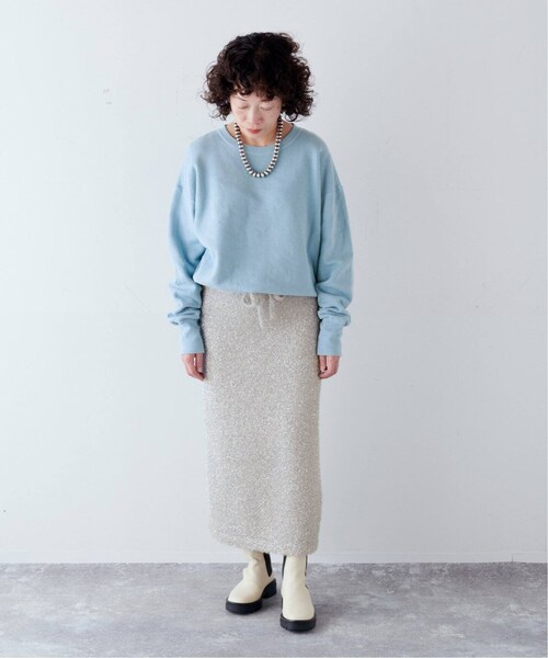 CALMER(カルメール)の「SILVER ラメスカート(スカート・シルバー/(093)/フリー/在庫あり)」の14枚目の写真