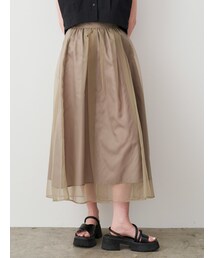 ELENDEEK | ORGANZA TUCK VOLUME SK(スカート)