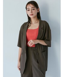 MURUA | ハーフスリーブジャケット(テーラードジャケット)