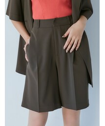 MURUA | タックハーフパンツ(スラックス)