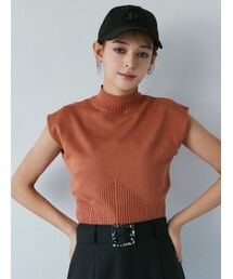 MURUA | デザインリブタンク(ニット/セーター)