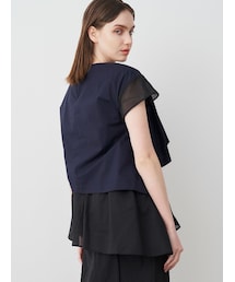 ELENDEEK | SHEER LAYERED BL(シャツ/ブラウス)