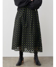 ELENDEEK | ORGANZA TUCK VOLUME SK(スカート)