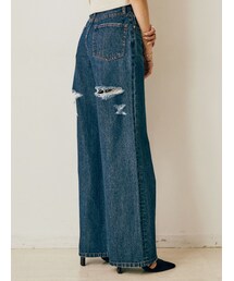 EVRIS | BACKスラッシュワイドデニムパンツ(デニムパンツ)