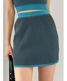 EMODA | 3Dファブリックニットスカート(スカート)