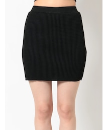 EMODA | 3Dファブリックニットスカート(スカート)