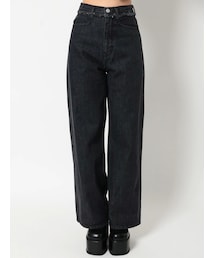 EMODA | ベルトフリンジジャストウエストジーンズ(デニムパンツ)