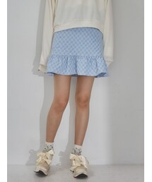 merry jenny | flowerフリルミニスカート(スカート)