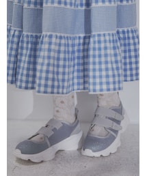 merry jenny | グリッターベルクロスニーカー(スニーカー)