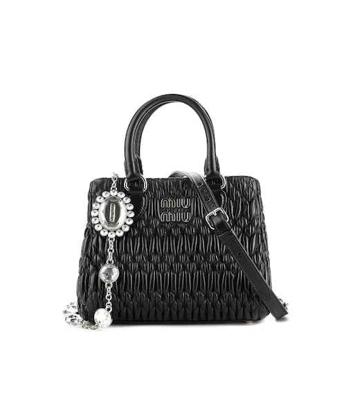 miu miu（ミュウミュウ）の「[미우미우] (5BA251 FVJ NERO) 여성