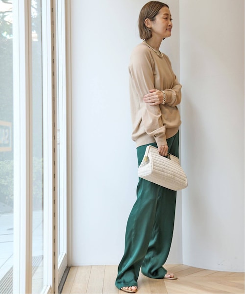 ドゥーズィエムクラス　OPTIMO クルーネックプルオーバー　コン Deuxieme Classe（ドゥーズィエムクラス）の「*OPTIMO クルー