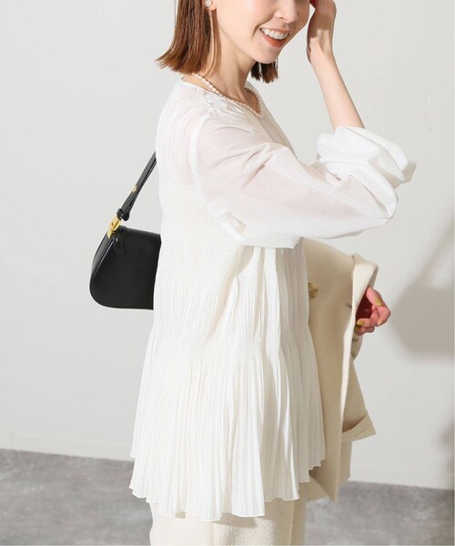 SLOBE IENA（スローブイエナ）の「《予約》シャーリングプリーツ 
