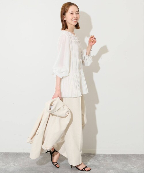 SLOBE IENA（スローブイエナ）の「《予約》シャーリングプリーツ 