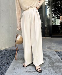 CAPRICIEUX LE'MAGE | 2タックワイドパンツ(その他パンツ)