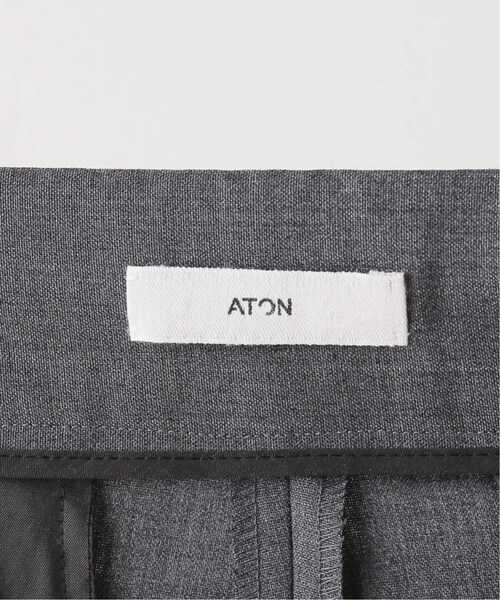 IENA(イエナ)の「【ATON/エイトン】WOOL TROPICAL WIDE イージーパンツ(その他・グレー/36/38)」の14枚目の写真